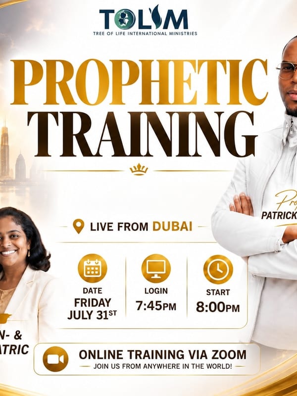 Prophetic Training - Patric Bottse